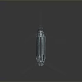 Detailed Large Military Helicopter Model With Black Rotors And Blue Metallic Fuselage