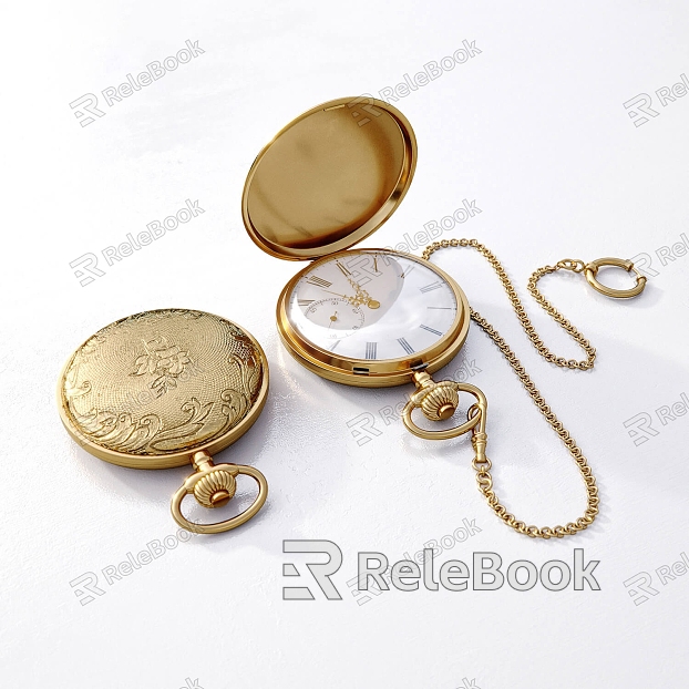 Light Luxury Pocket Watch model