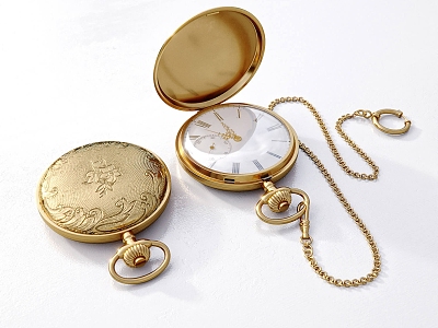 Light Luxury Pocket Watch model