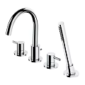 Modern faucet simple bathtub faucet 3d model