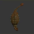 Ankylosaurus Prehistoric Reptile With Orange Red Body And Yellow Bony Plates