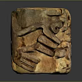 Hand Carved Wooden Decorative Container With Natural Texture For Home Use