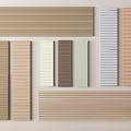 Wall Panels In Various Colors And Designs 3d model