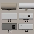 Wall Mounted Water Heaters With Multiple Models And Various Color Designs 3d model