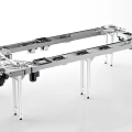 Heavy Duty Stainless Steel Industrial Equipment Frame With Support Legs And Metal Components