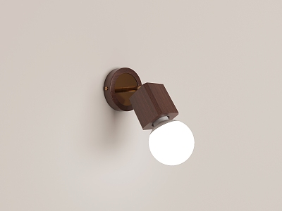 Modern minimalist wall lamp 3d model