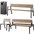 Public Chair Park Chair Outdoor Chair Leisure Chair Park Bench Public Bench Outdoor Bench 3d model