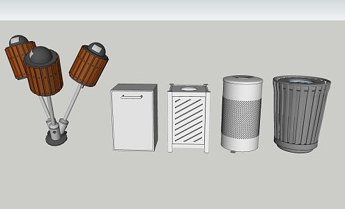 Modern Trash Bin Trash Bin Trash Bin 3d model