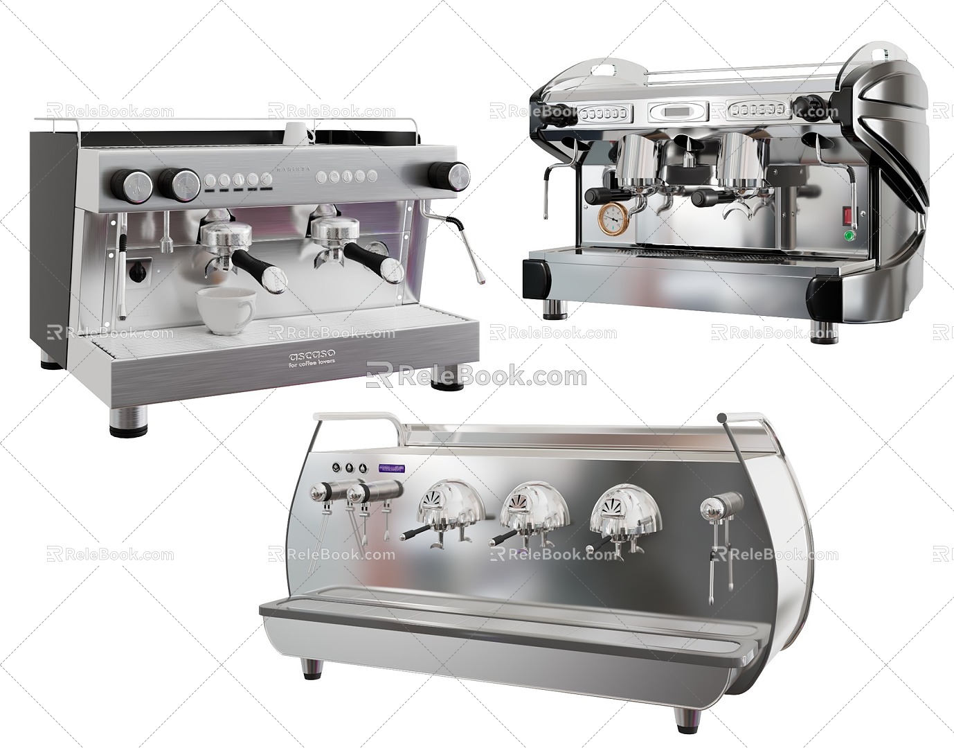 Modern coffee machine 3d model