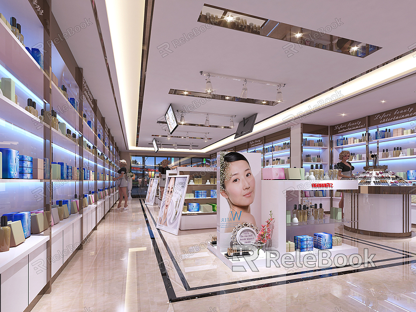 Modern Cosmetics Store model