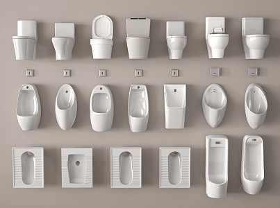 Urinal Modern Toilet Urinal 3d model