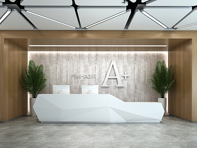 Modern reception desk Reception model