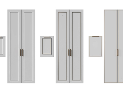 Jane European wardrobe door wardrobe door combination model