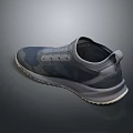 Modern Gray And Blue Casual Sports Shoes With Mesh Design And Non Slip Sole