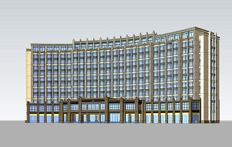 New Classical Hotel 3d model