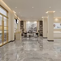 Luxury Jewelry Store Interior Design With Elegant Display Cases Golden Counter And Soft Lighting