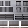 Modern Metal Railings With Various Designs And Horizontal Vertical Slats