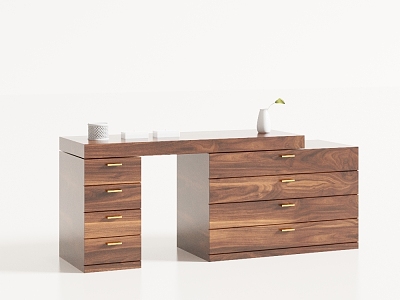 New Chinese Style Bedroom Dresser 3d model