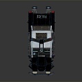 Modern toy car pixel police car square police car toy police car 3d model