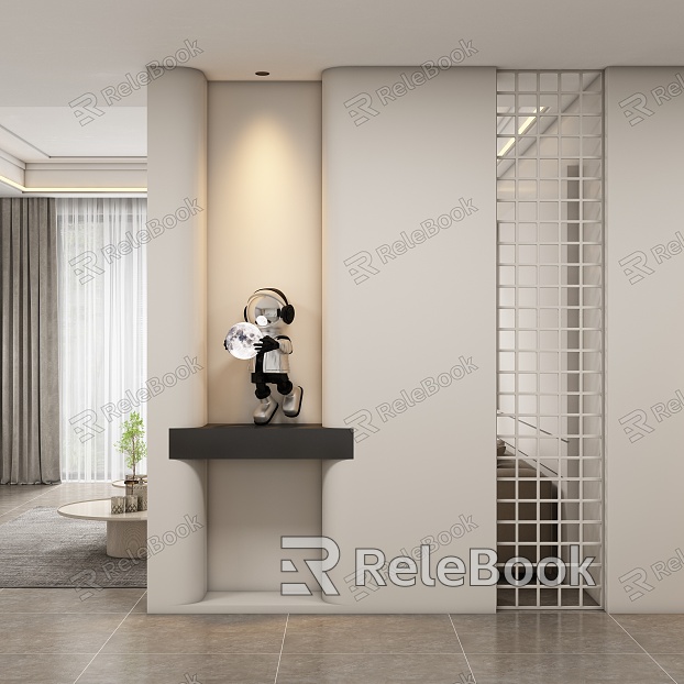 Entrance aisle partition model