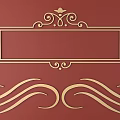 European-style Metal Carved European Pattern Hollow Carved Pattern 3d model
