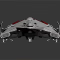 Modern fighter sci-fighter sci-fighter space fighter 3d model