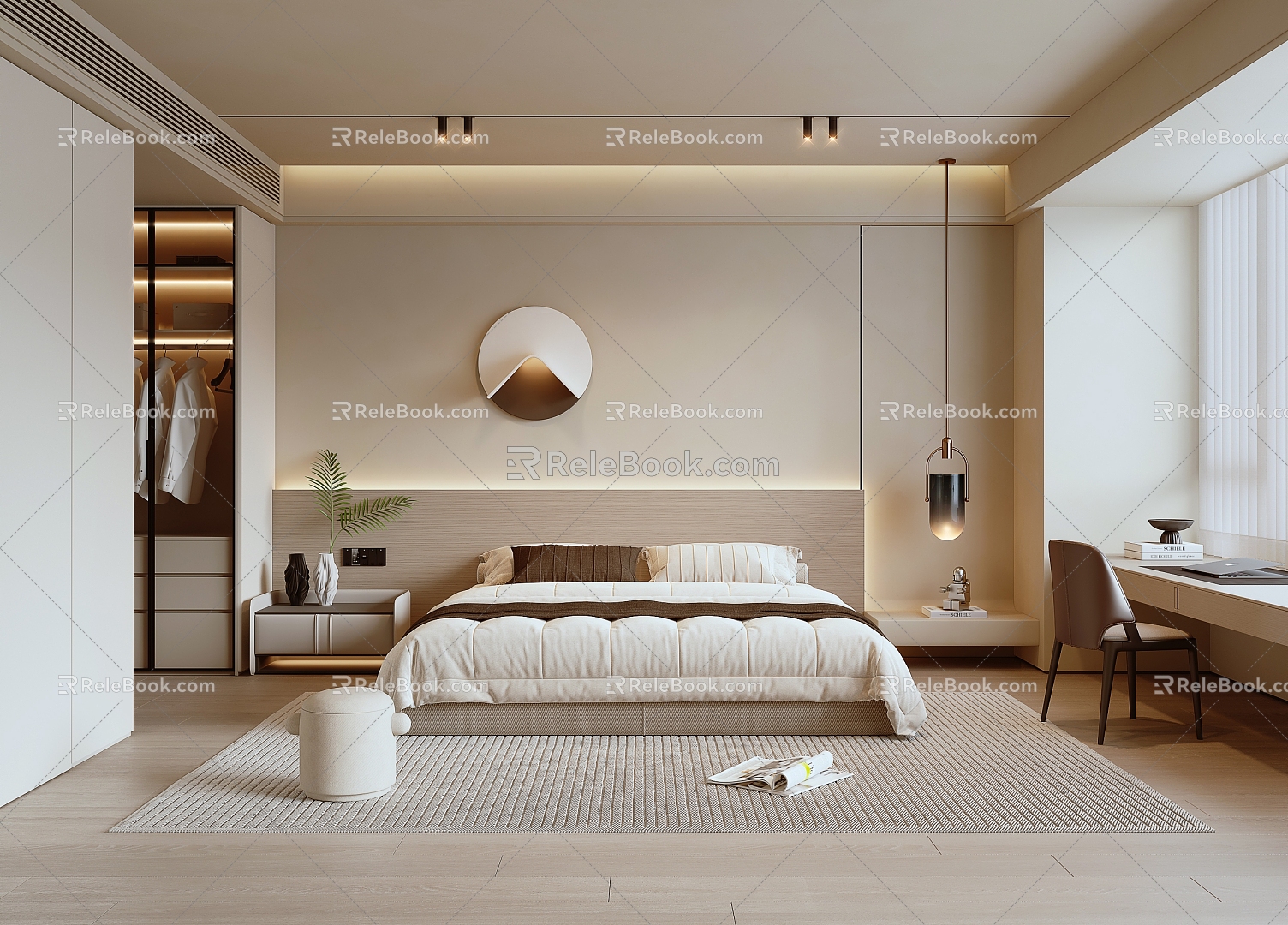 Modern Bedroom 3d model