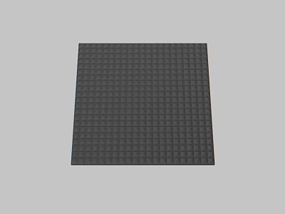 Black Grid Pattern Partition Panel With Square Texture For Interior Design 3d model