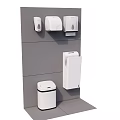 Commercial Restroom Equipment Including Hand Dryer Paper Towel Dispenser Soap Dispenser And Waste Bin