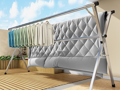 Modern Drying Rack Large Balcony Drying Rack model