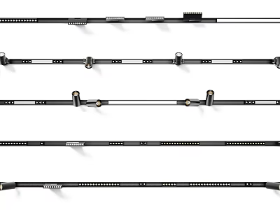 Modern Spotlights Track Lights 3d model