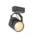 Modern Black Adjustable LED Track Light with Ceiling Mount Design