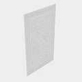 Ornate Carved Wall Decor For Home Interior With Intricate Symmetrical Patterns