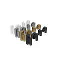 Modern Wall Lamps With Sleek Design In Black Gold Silver And White Finishes