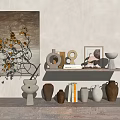 Quiet Ornaments Combination Ornaments 3d model