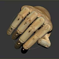 Wooden Prosthetic Hand Medical Device for Rehabilitation and Mobility Support