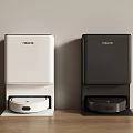 Tovolo White And Black Automatic Sensor Dispensers Daily Electrical Appliances On Wooden Countertop