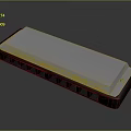 Modern Metal Harmonica With Blowing Holes And Professional Musical Instrument Design
