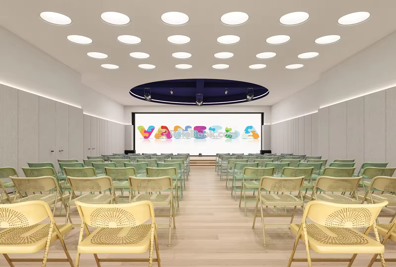 Modern Classroom Multi-function Classroom 3d model