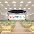 Modern Classroom Multi-function Classroom 3d model