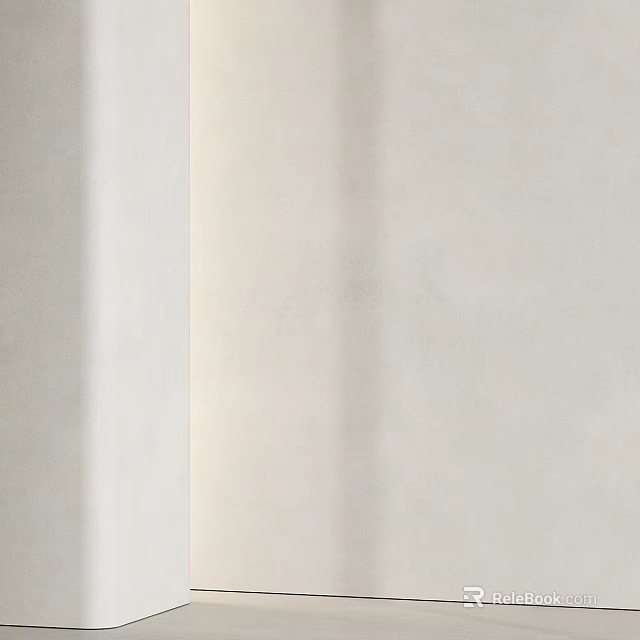 White Construction Components For Modern Interior Design And Decoration 3d model