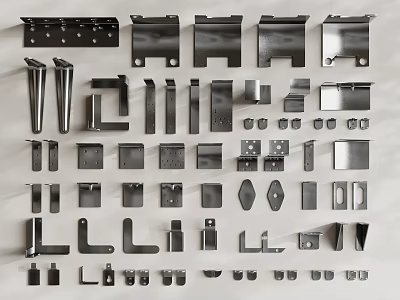 Modern Hardware Hinge Hardware Hinge 3d model