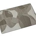 Modern Rectangular Carpet Colorblock Carpet 3d model