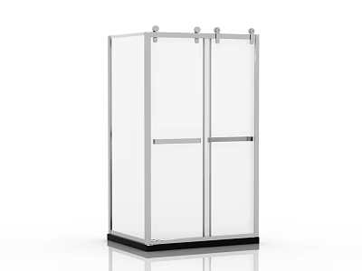 Modern shower room 3d model