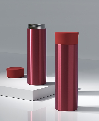 Modern thermos cup 3d model