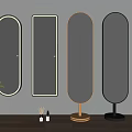 Modern Dressing Mirror Floor Mirror Full-length Mirror Fitting Mirror Dressing Mirror 3d model