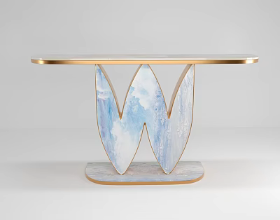 Light Luxury End View Platform Entrance Entrance 3d model