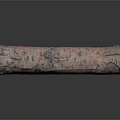 Natural Rustic Wood Log Showcasing Authentic Bark Texture And Cylindrical Shape