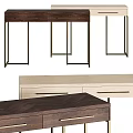 Modern Dining Table With Wooden Tabletop Metal Legs And Functional Drawer Design For Home