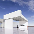 Modern Gate 3d model